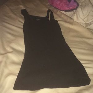 Black tank top